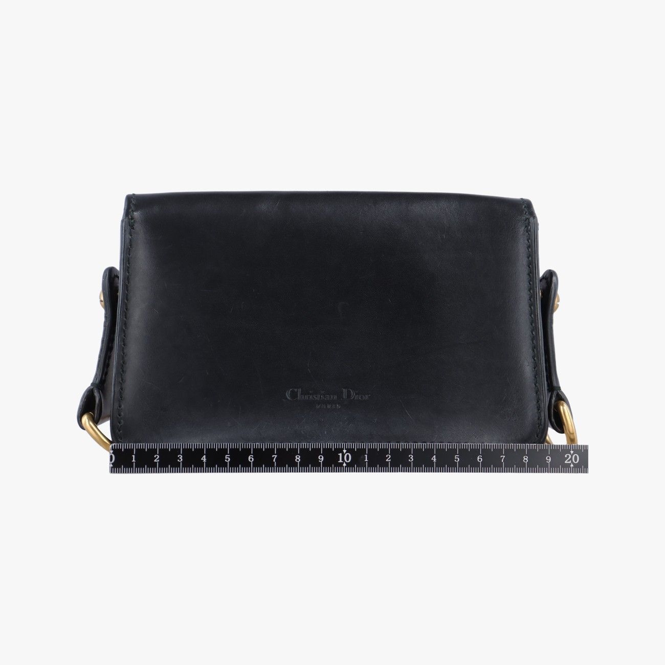 クリスチャンディオールChristian Diorミニ ディービー ブラック レザー 35-MA-1126