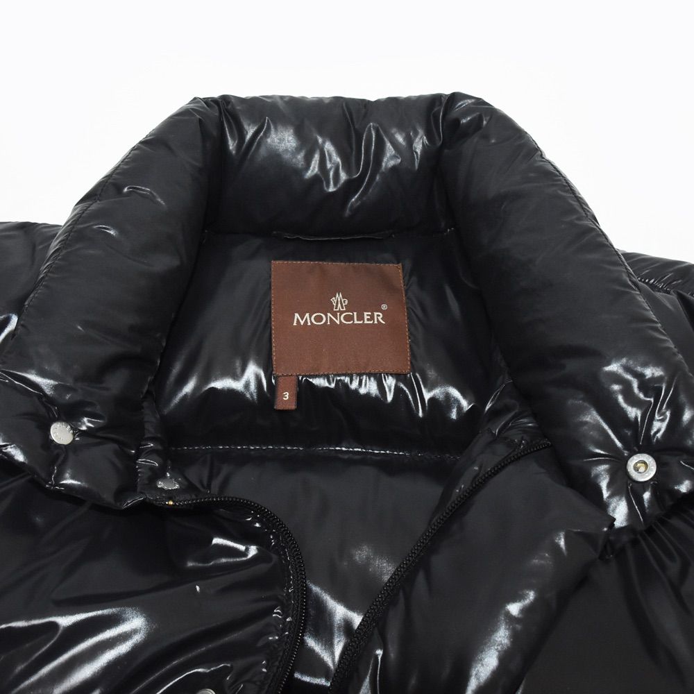 MONCLER モンクレール 茶タグ ベニス ダウン メンズ 3 ブラック 黒 