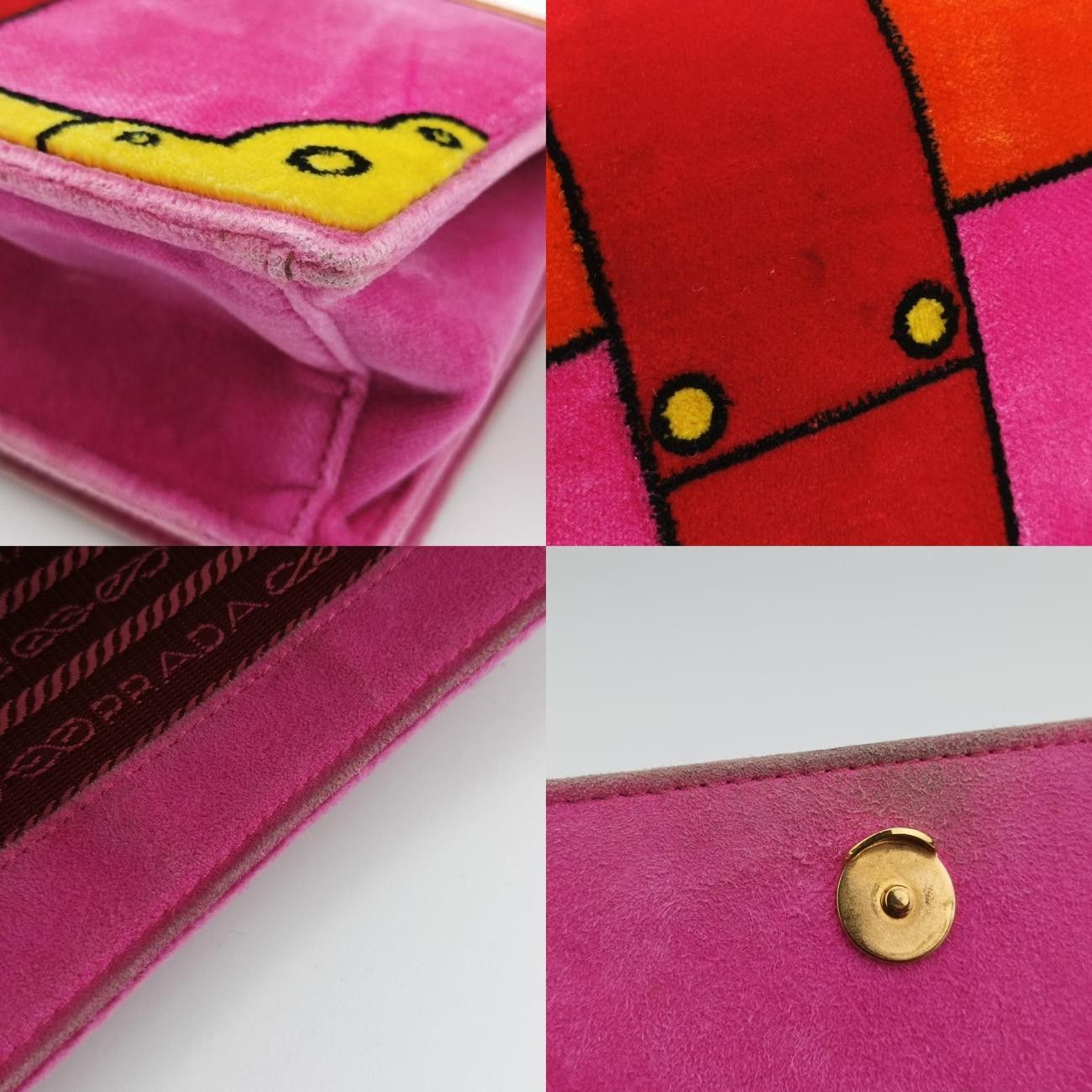 プラダPradaカイエ マルチ ベロア 1BD075 110 A DECORATOM_COM_BR