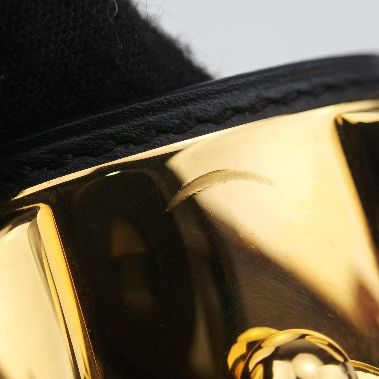 ブラック×ゴールド レザー×GP