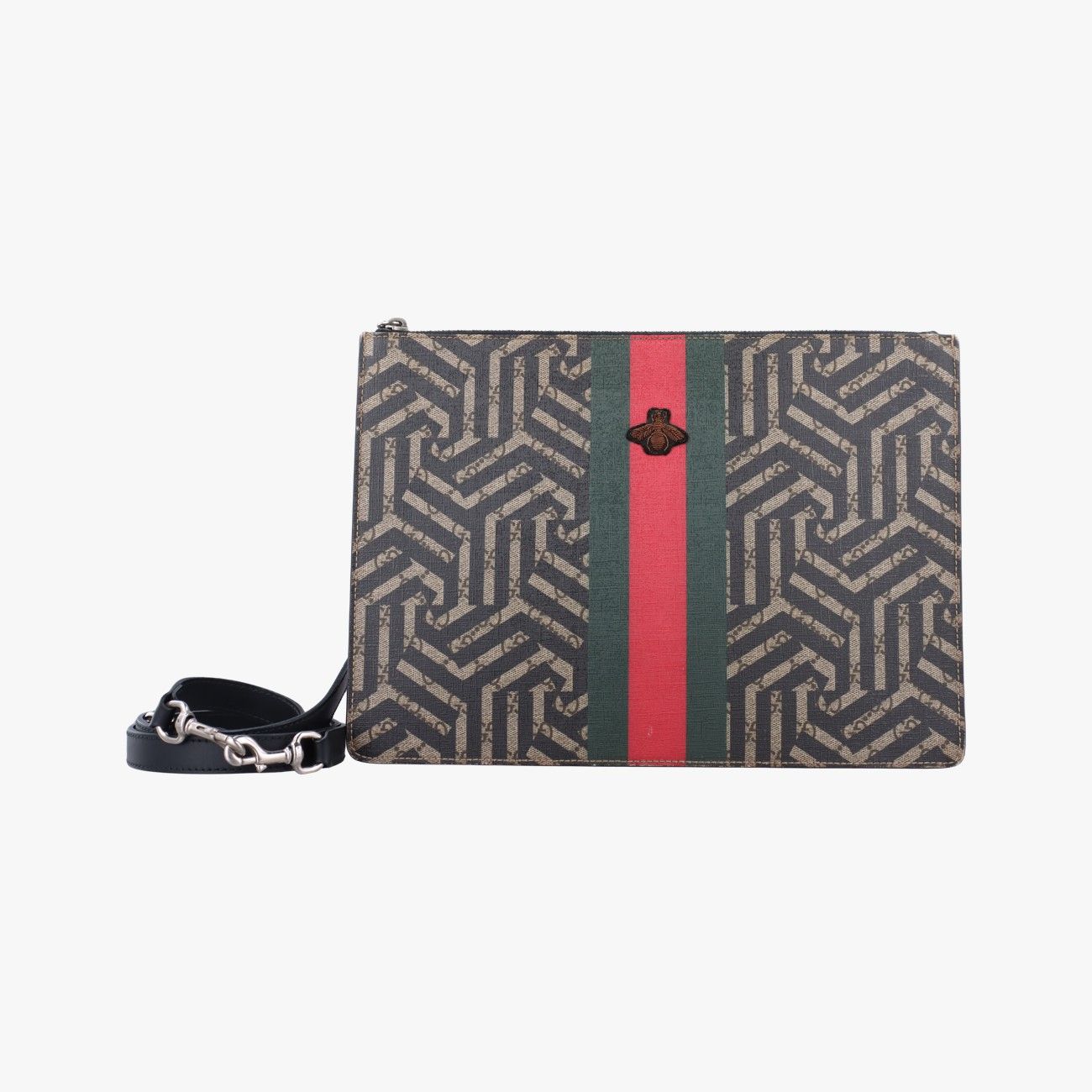 グッチGucciGGカレイド ビー ウェブ マルチ PVCコーティングキャンバス 429004 B020392610