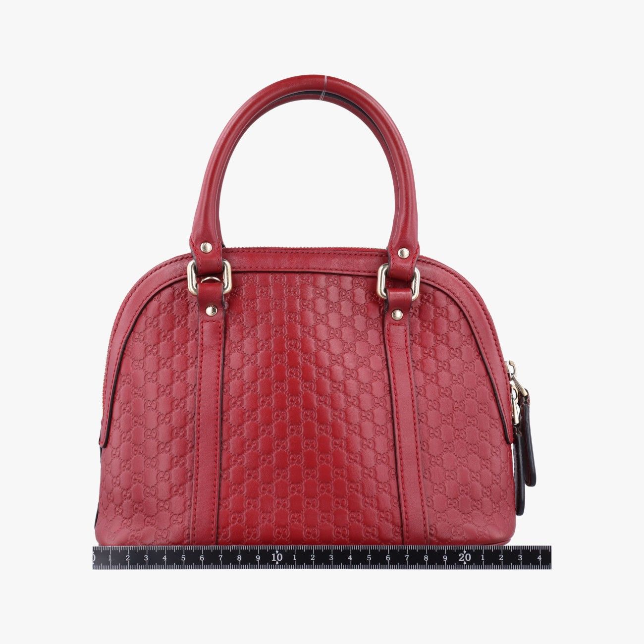 グッチGucciマイクログッチシマ レッド レザー 449654 E027942074