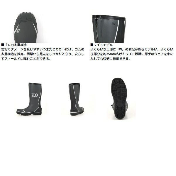  25年 新商品 ダイワ ネオブーツ スパイクソール NB 3106 W グレー 3 Lサイズ 釣りテント レインウェア フィッシングシューズ フィッシングシューズ ブーツ