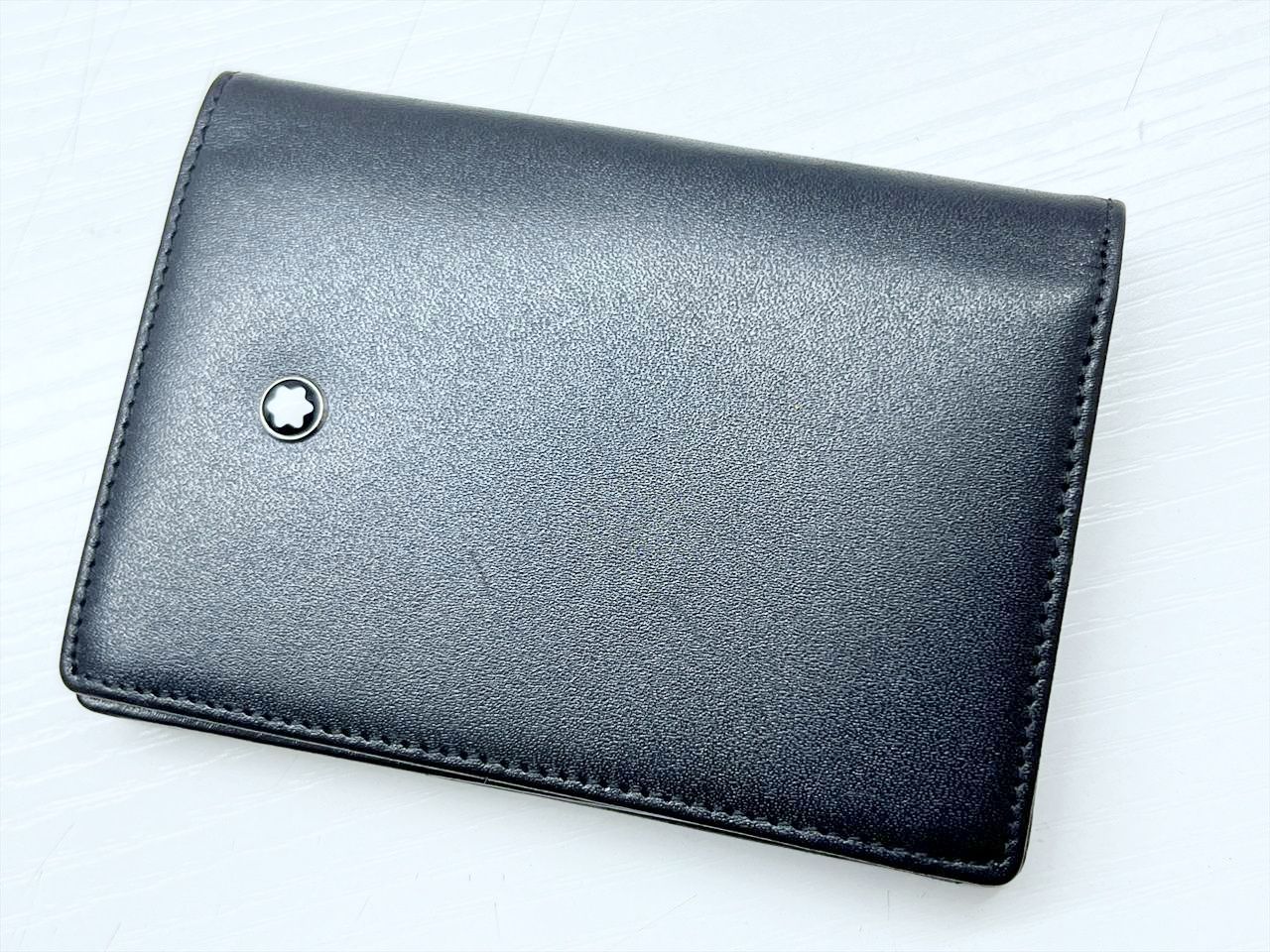MONTBLANC モンブラン マイスターシュテック スムースレザー カードケース 名刺入れ 黒