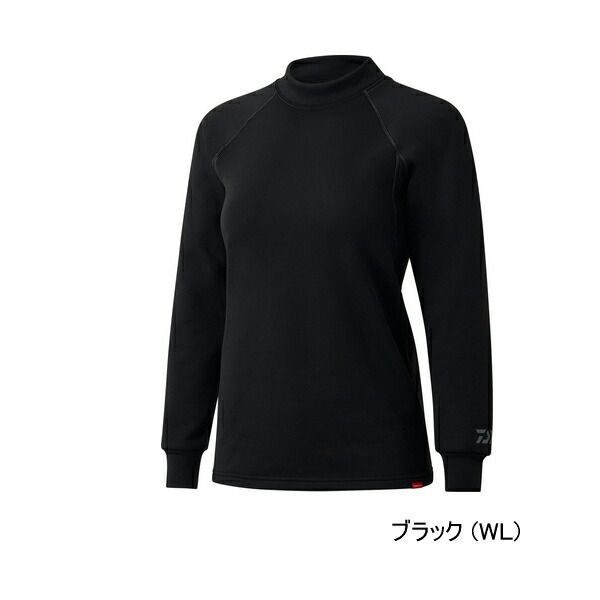 25年9月新商品 ダイワ ダンロテック アンダーシャツ 厚手ハイネック DU-3225S ブラック WLサイズ