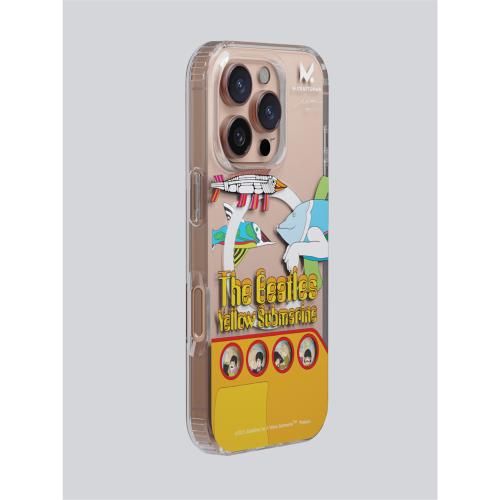 M.Craftman BEATLES コラボ iPhoneケース Yellow Submarine iPhone16Pro用