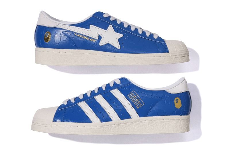 A BATHING APE BAPE X ADIDAS -SUPERSTAR スニーカー 1L23-191-901