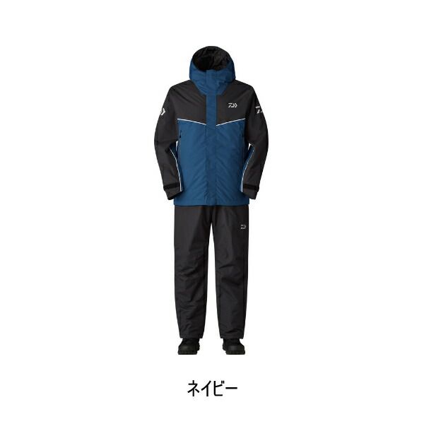 25年 新商品 ダイワ レインマックス R ハイロフトウインタースーツ DW-3425 ネイビー 2 XLサイズ