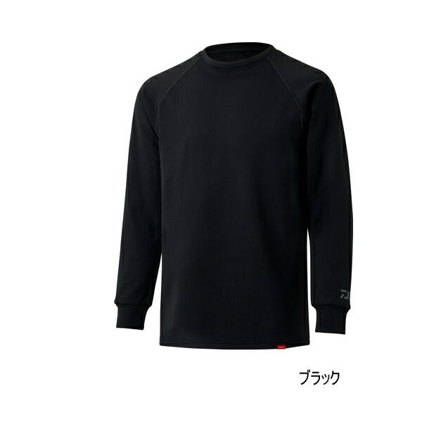 25年9月新商品 ダイワ ダンロテック アンダーシャツ 厚手クルー DU-3125S ブラック 2XLサイズ