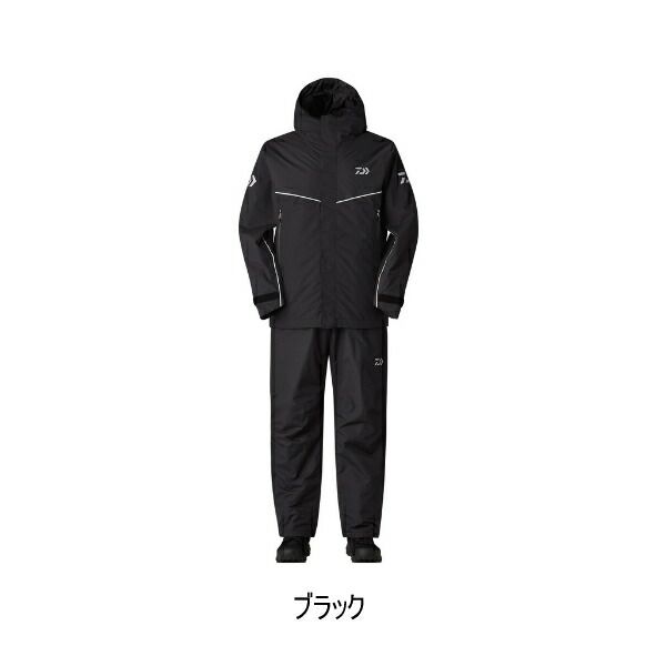 25年10月新商品 ダイワ レインマックス R ハイロフトウインタースーツ DW-3425 ブラック Mサイズ