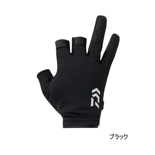 （25年9月新商品） ダイワ 防寒ゲームグローブ 3本カット DG-6525W ブラック 2XLサイズ
