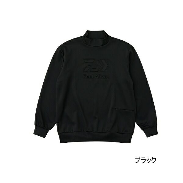 25年9月新商品 ダイワ ダンロテック スウェットモックネック DE-8725 ブラック 2XLサイズ