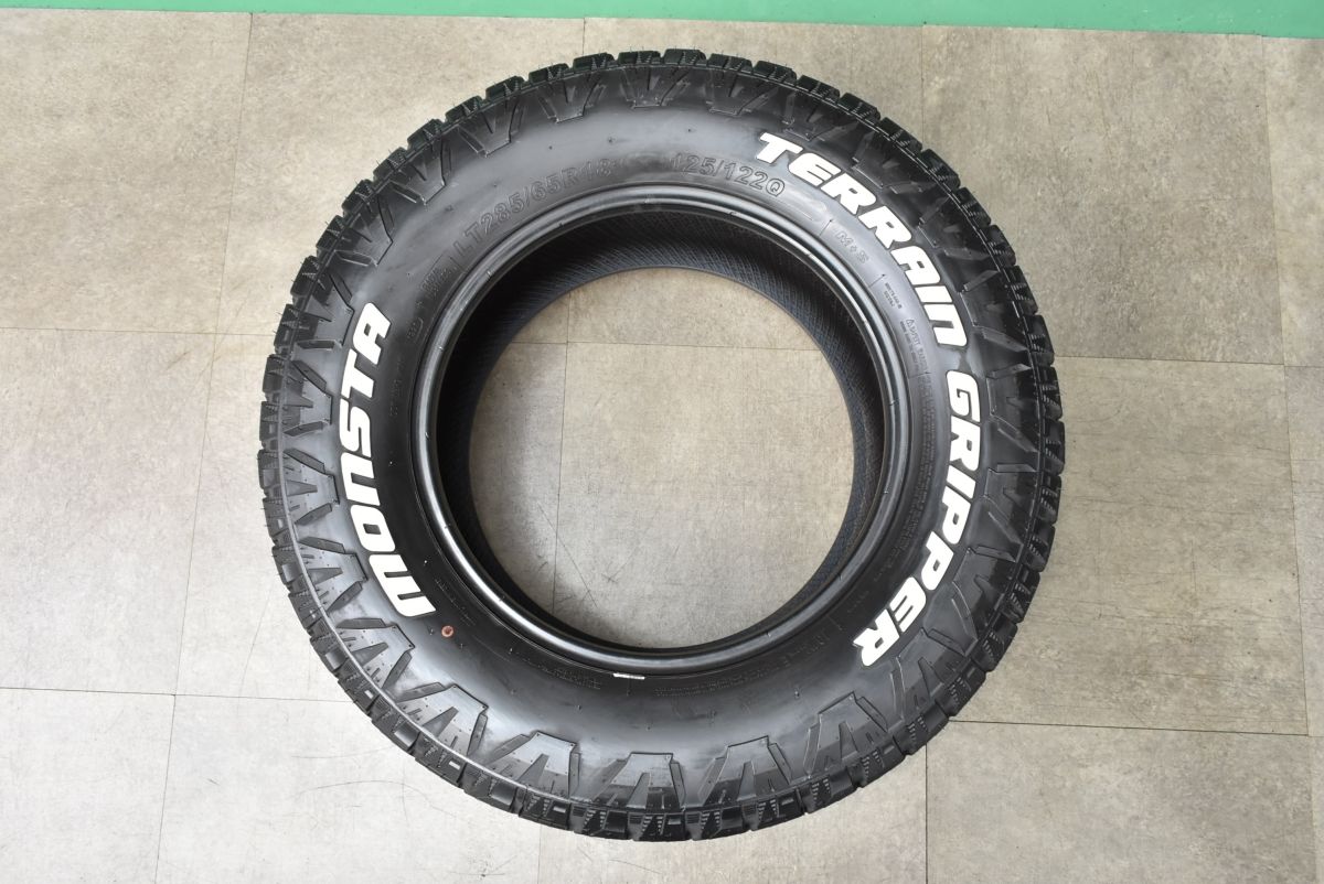 リフトアップサイズ】モンスタ テレーングリッパー LT285/65R18 4本 