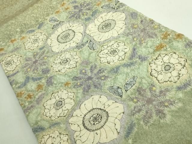 袋帯　華紋　御所車　太鼓　牡丹　松竹梅　茶屋辻　着物　114a d 袋帯 華紋 御所車 太鼓 牡丹 松竹梅 茶屋辻 着物 114a d