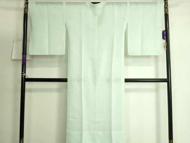 平和屋本店 上 京都老舗銘店 に志田 道行コート スリーシーズン 春夏秋 塵除け ロング丈 流水紋紗 山葵色 DZAB1549kh5