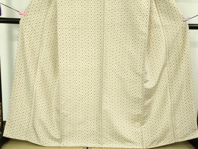 平和屋本店□極上 染織の名門 しょうざん 生紬 花繋ぎ 反端付き 逸品