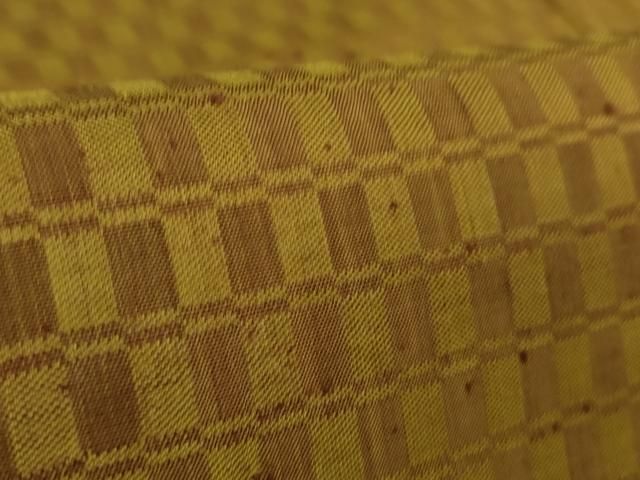 本場黄八丈 市松綾織