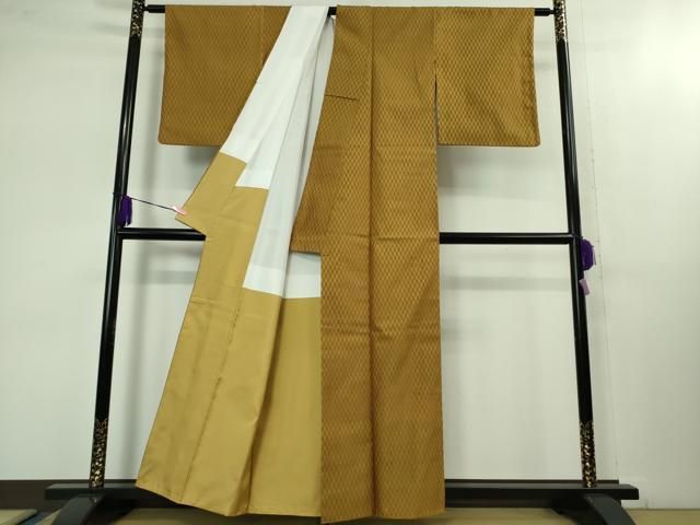 本場黄八丈 市松綾織