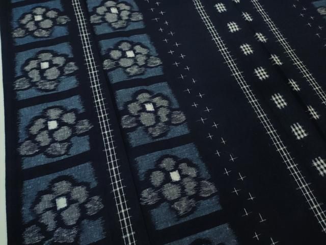 平和屋本店□極上 久留米絣 単衣 綿 花間道 逸品 DZAB1597kh5 - メルカリ