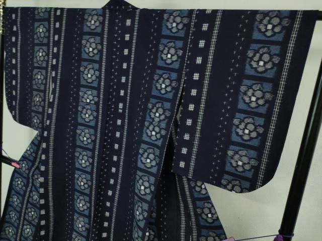 平和屋本店□極上 久留米絣 単衣 綿 花間道 逸品 DZAB1597kh5 - メルカリ