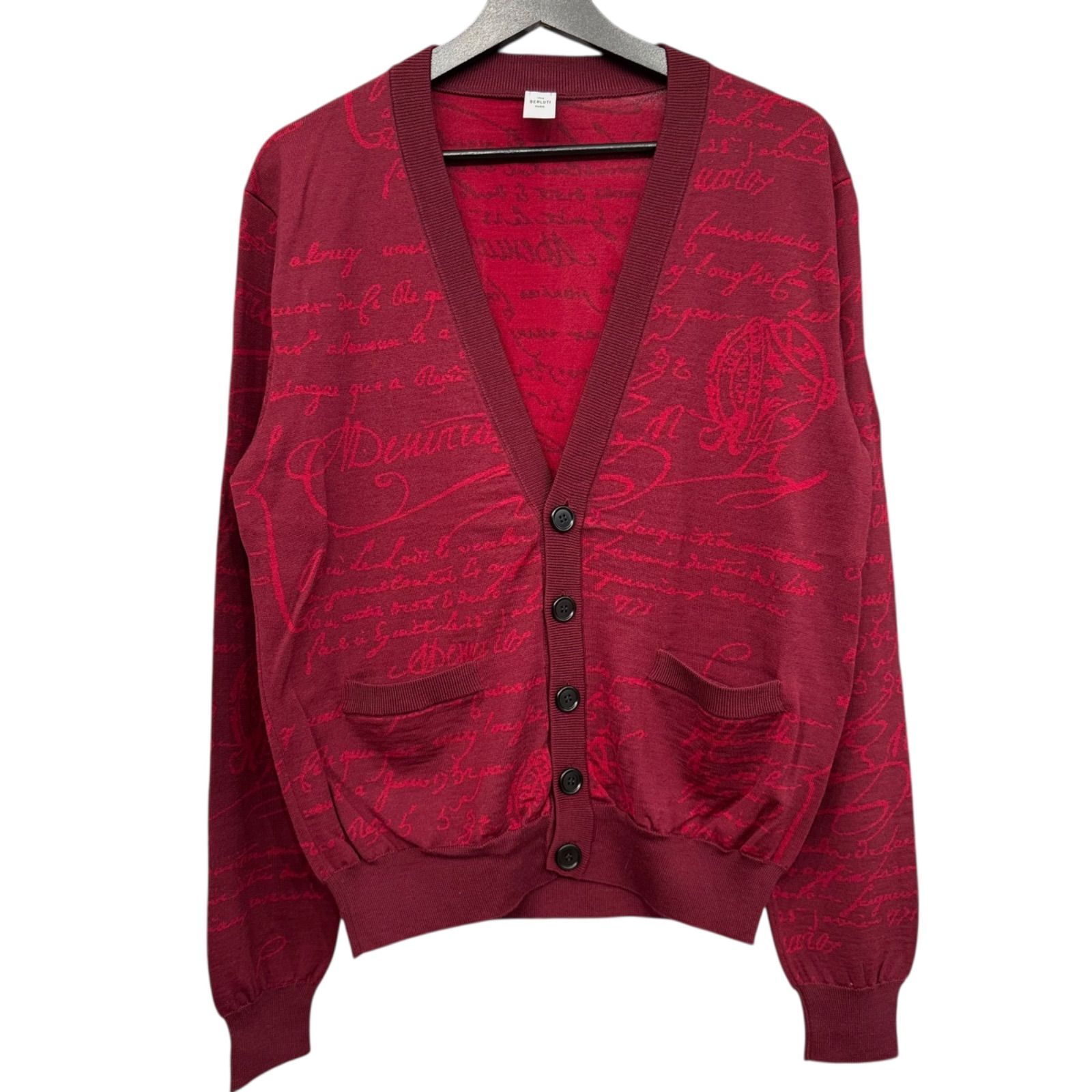 BERLUTI CALLIGRAPHY CARDIGAN ベルルッティ カリグラフィー ニット カーディガン