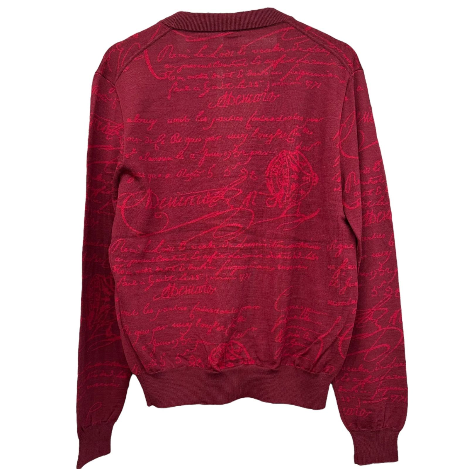 BERLUTI CALLIGRAPHY CARDIGAN ベルルッティ カリグラフィー ニット カーディガン