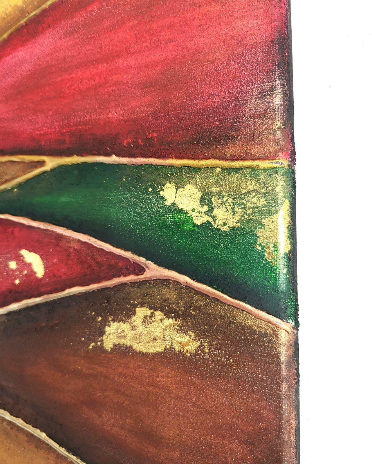 カルテット- 抽象画 24×33㎝ キャンバス F4号 原画のみ 一点物