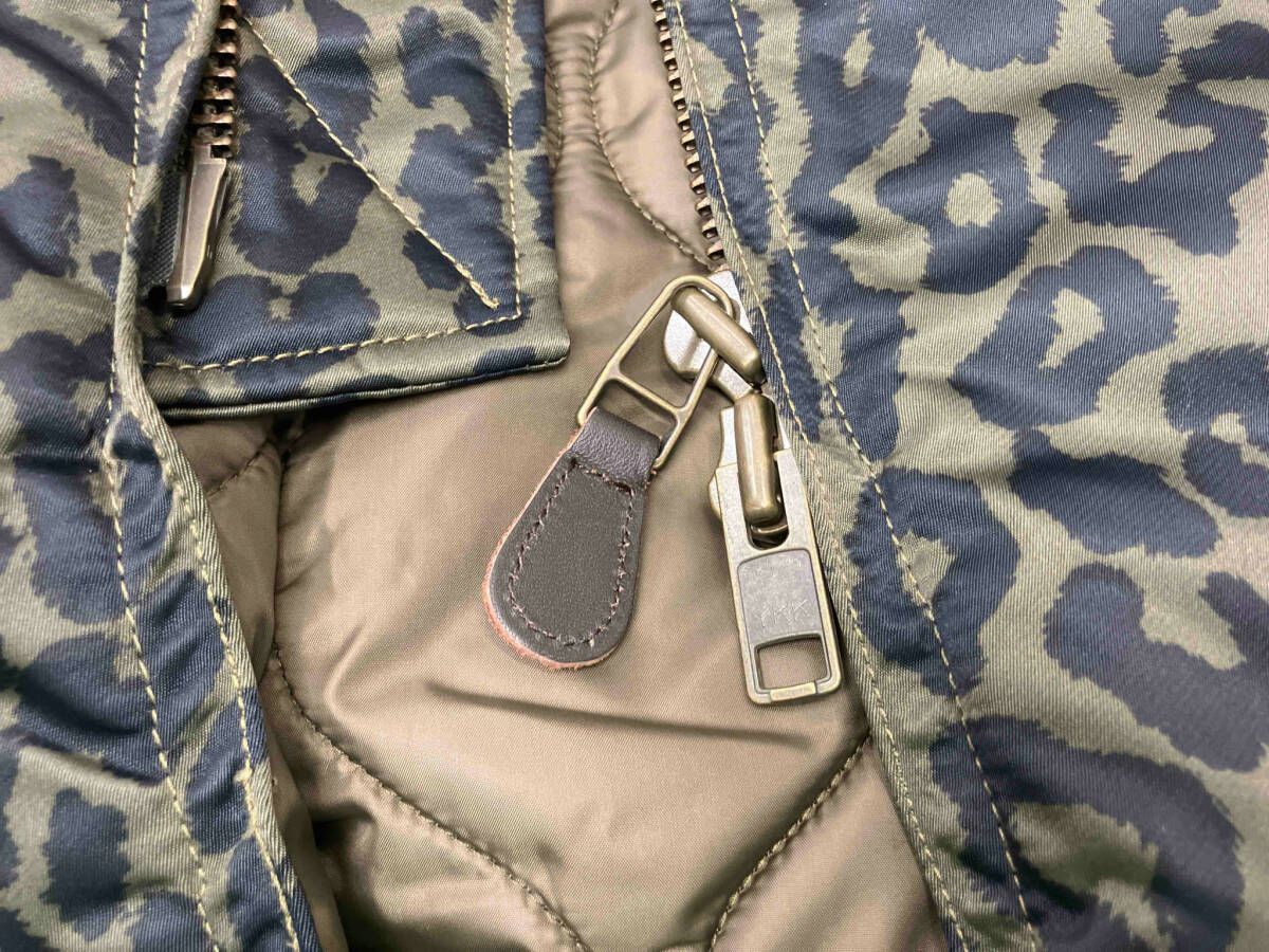 ダウンコート カーキ