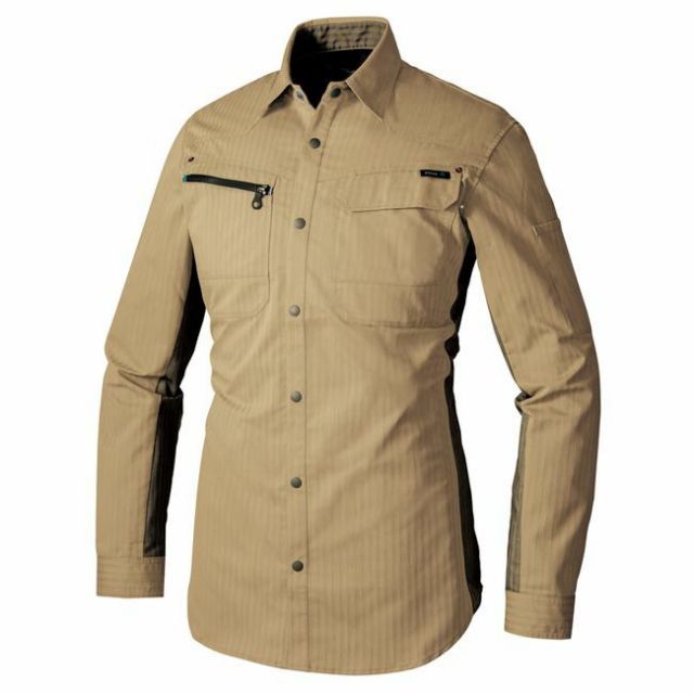 種類44：027ターコイズ/LL AZ-30635 アイトス 長袖シャツ（薄地