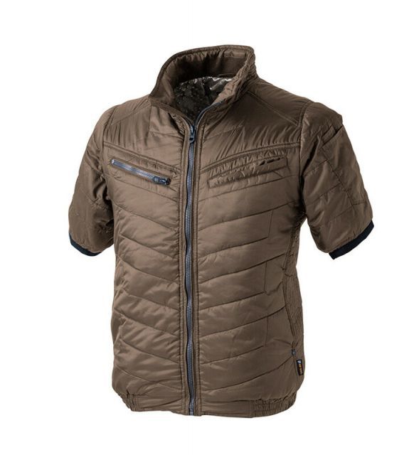 ブラウン 種類9：19.クロ/LL 中国産業（CUC）超軽ソロナ・シレーアルミ半袖