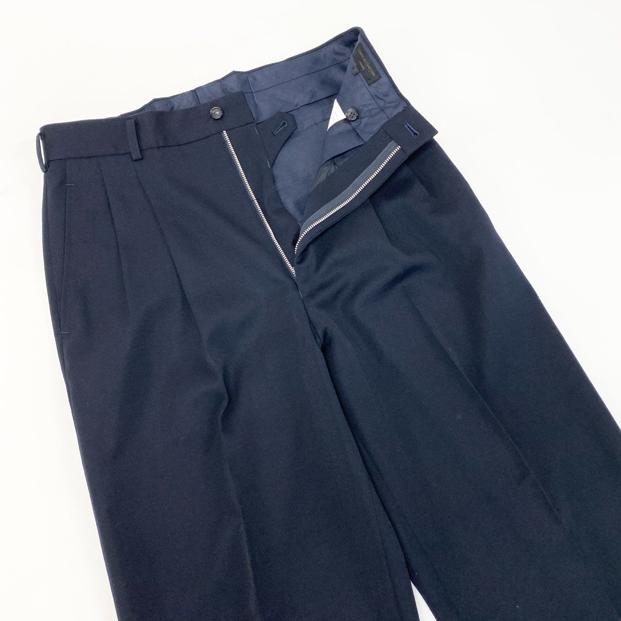 ネイビー ウール100％o07t