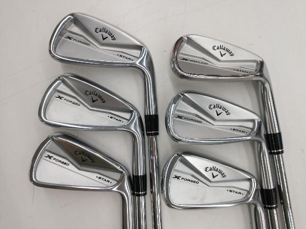 Callaway X FORGED STAR 2025 6本 アイアンセット FLEX-S 品