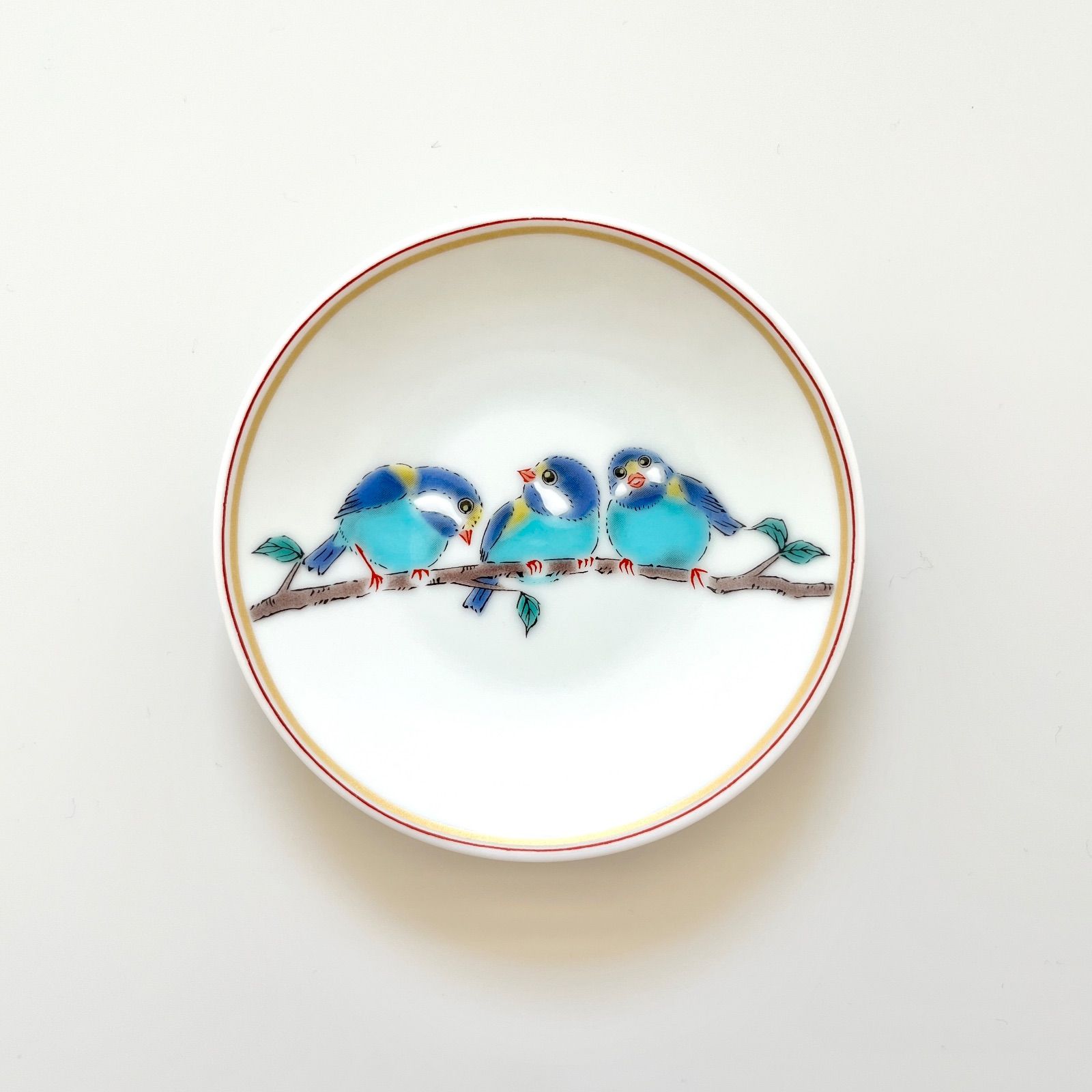 九谷焼】色絵豆皿『The Japan』（4枚セット）