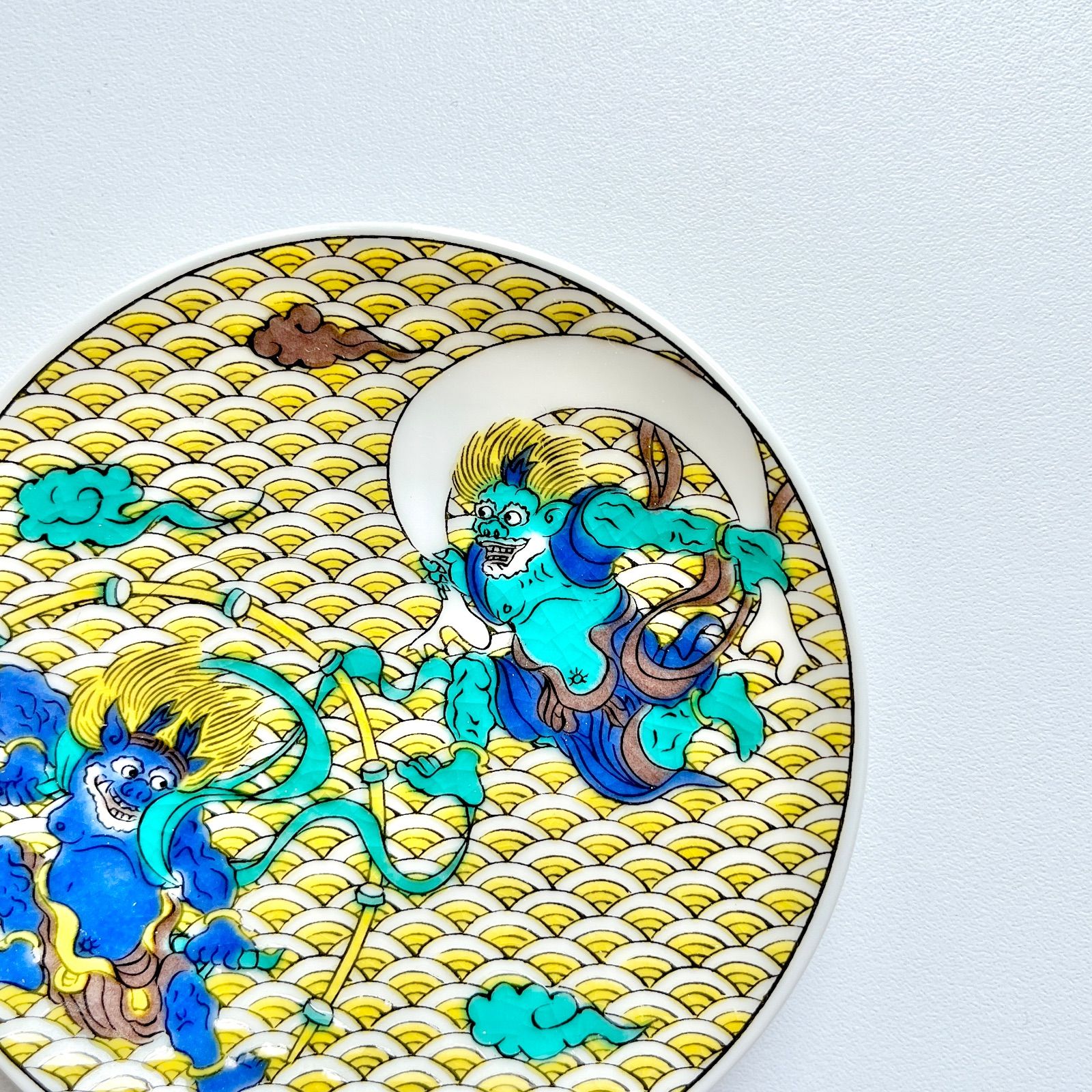 九谷焼】色絵豆皿『The Japan』（4枚セット）