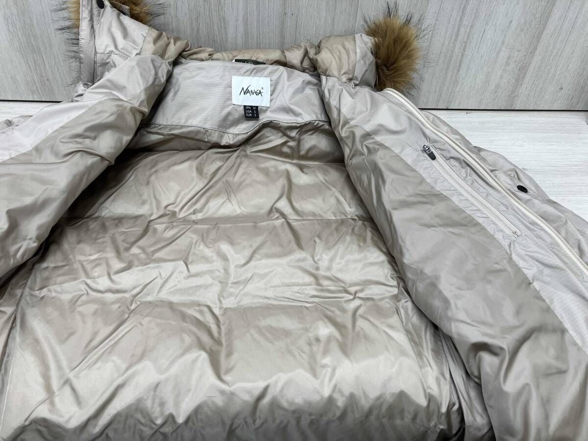 NANGA ダウンジャケット AURORA DOWN 表記サイズM ベージュ KANDAIZUMI_COM