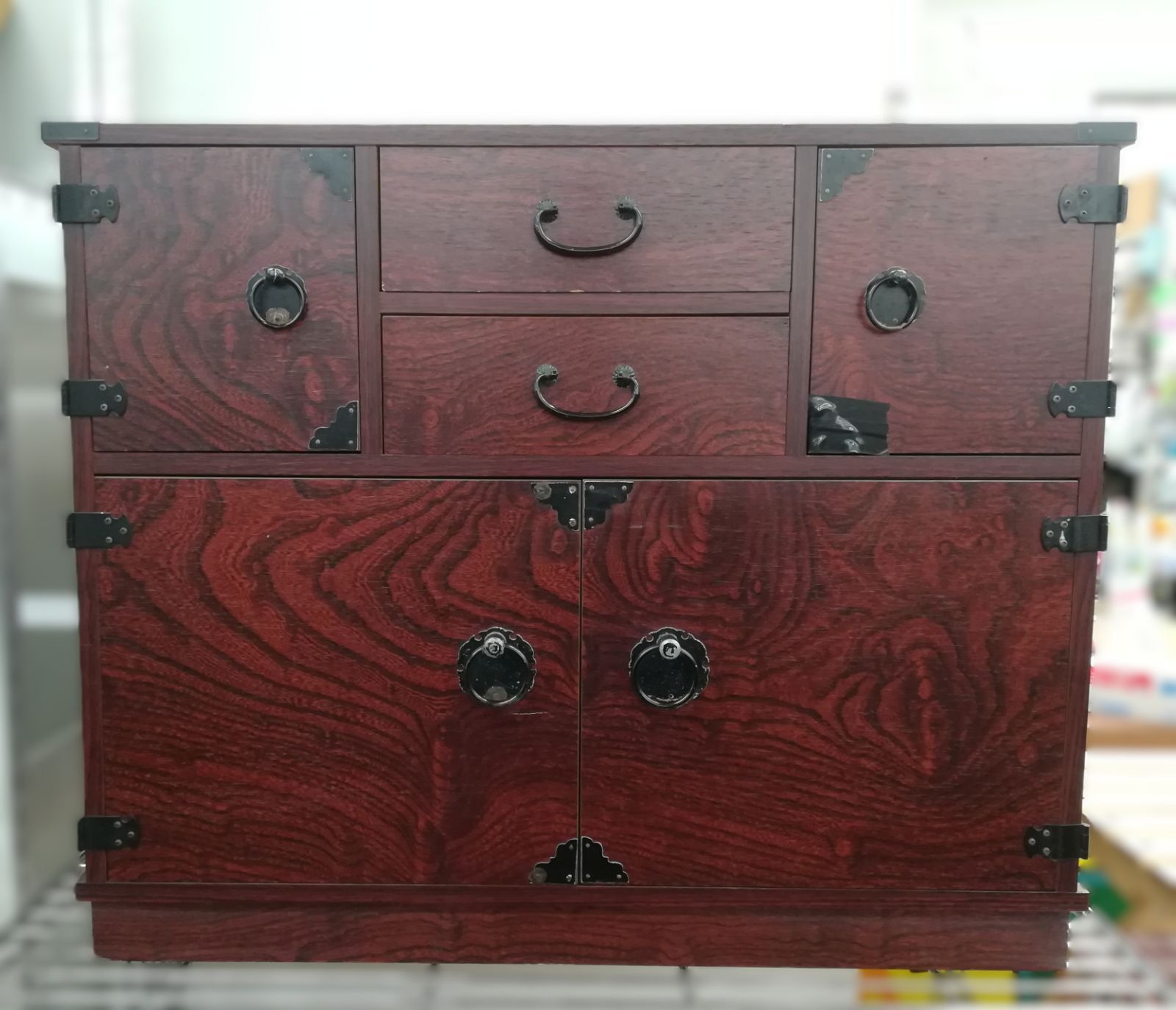 家財便発送 送料別 からくり箪笥 和箪笥 アンティーク レトロ 引き出し 収納 時代箪笥 現状品 3388