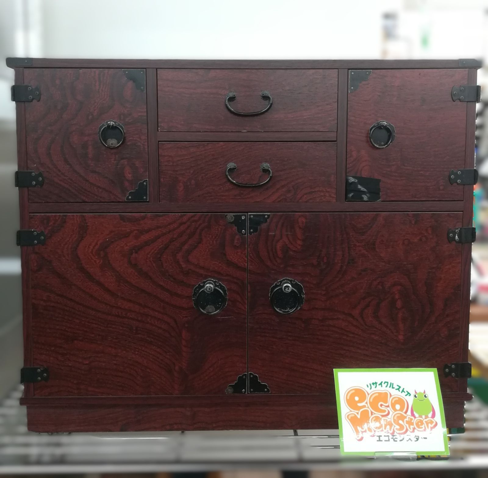 家財便発送 送料別 からくり箪笥 和箪笥 アンティーク レトロ 引き出し 収納 時代箪笥 現状品 3388