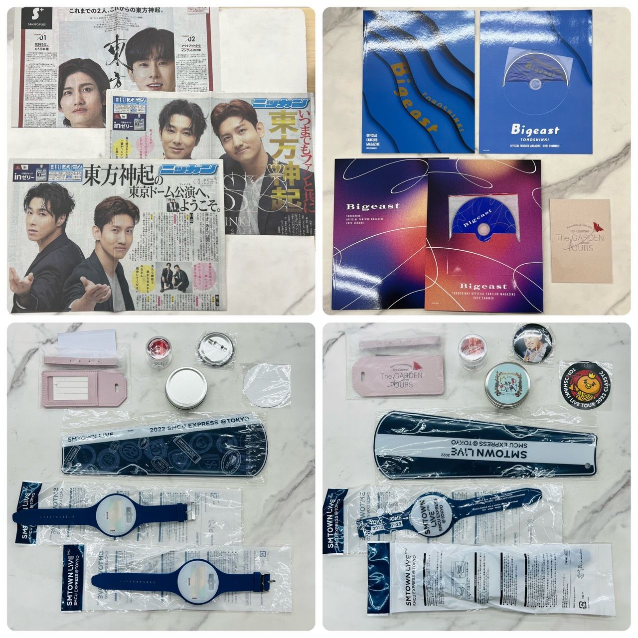 TOHOSHINKI 東方神起 CD DVD グッズセット まとめ売り 東方神起 CD LIVE DVD ライブグッズ 会報誌 など グッズセット まとめ