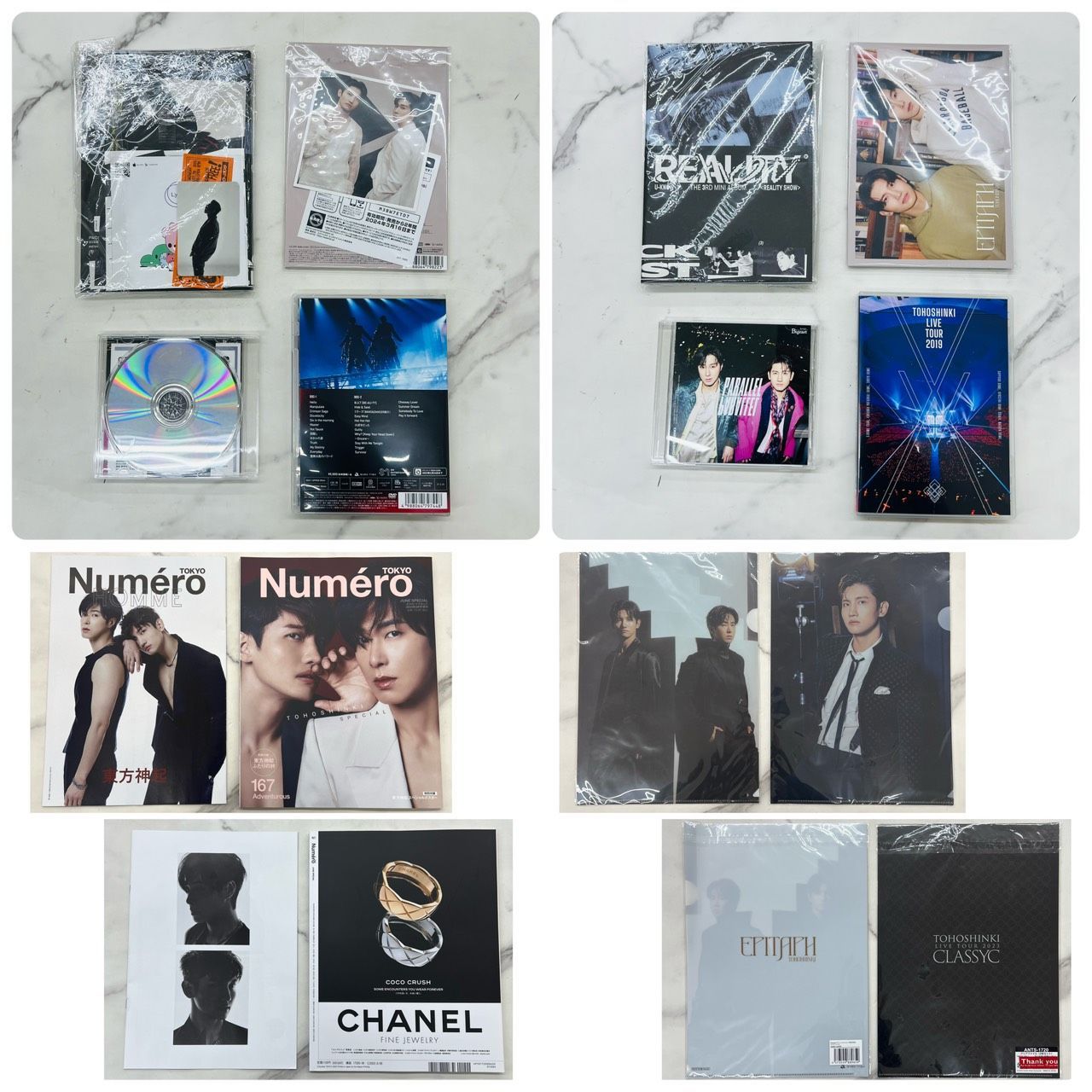 TOHOSHINKI 東方神起 CD DVD グッズセット まとめ売り 東方神起 CD LIVE DVD ライブグッズ 会報誌 など グッズセット まとめ