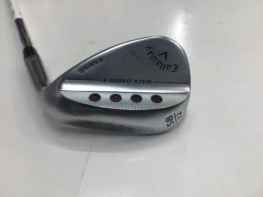 キャロウェイ MACK DADDY 4 クロムメッキ 58° 12° X ウェッジ WG NS PRO 950 GH フレックスS メンズ 男性用 右利き 右用 Dランク ゴルフクラブ