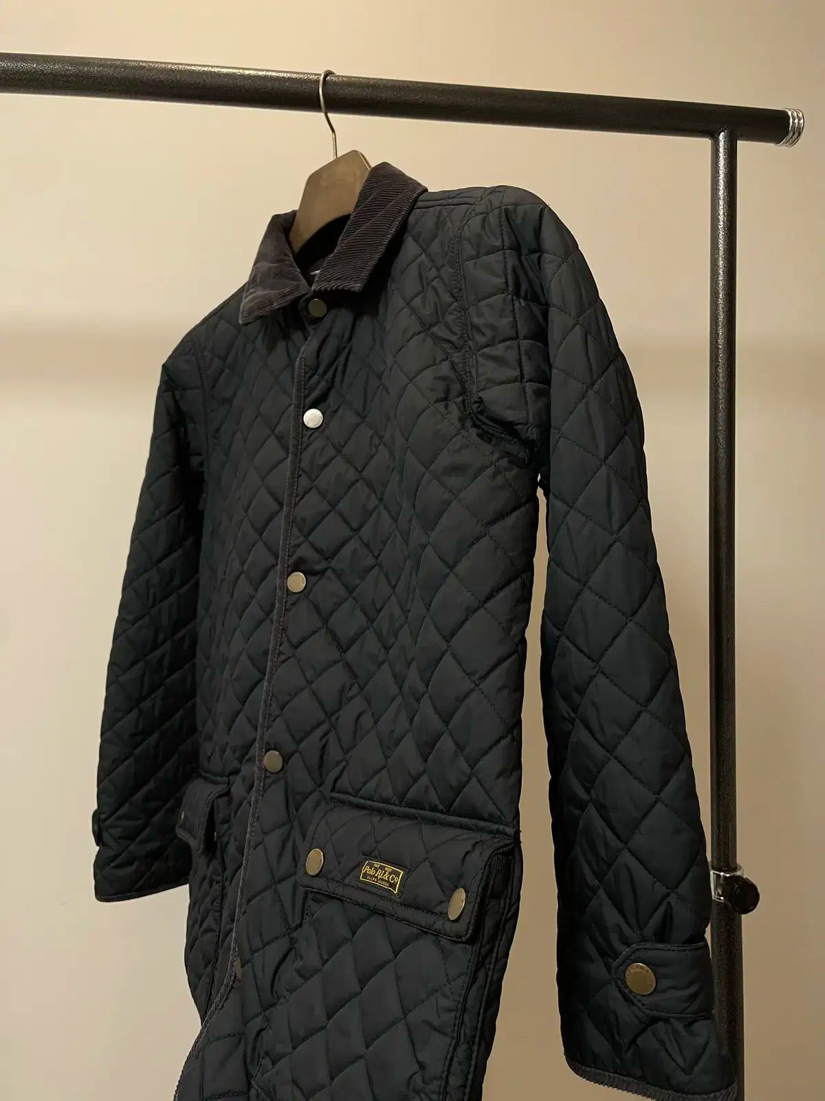 ポロ ラルフローレン ネイビー キルティング ジャケット BOYS PLANET L