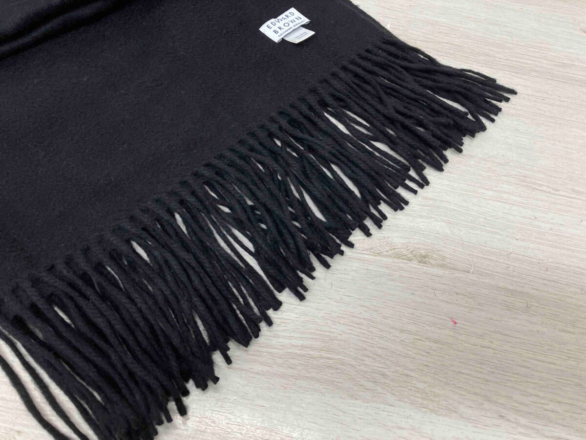 カルドニード エリート】リッチファー・ショール ブラック 羽織り