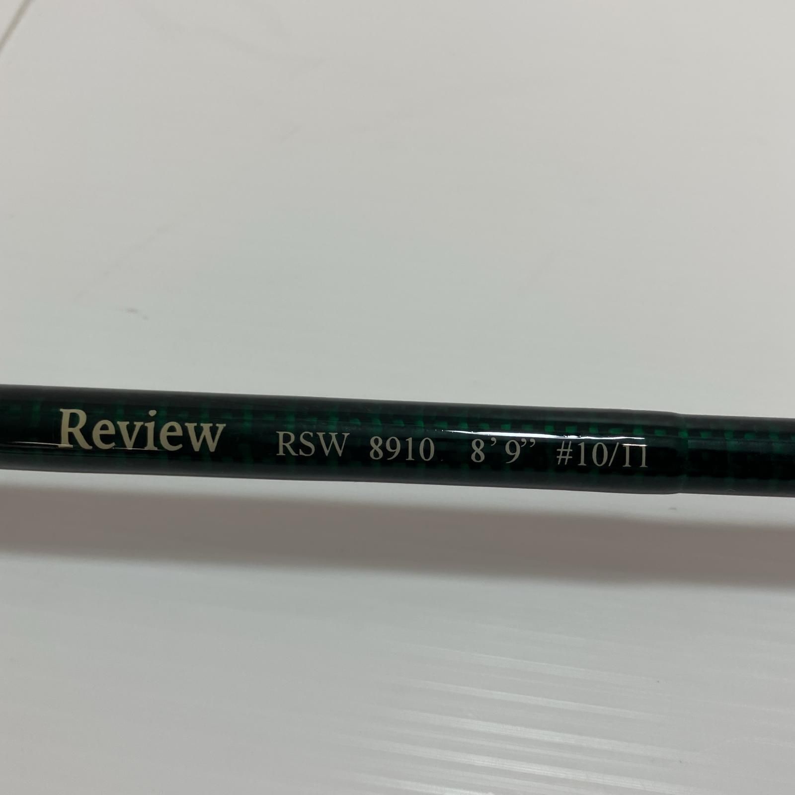 未使用、レア！レビュー RSW 8910 8’9” #10/11 ソルトフライ Review RSW8910 フライロッド 8'9” #10/11 ソルトフライ - メルカリ