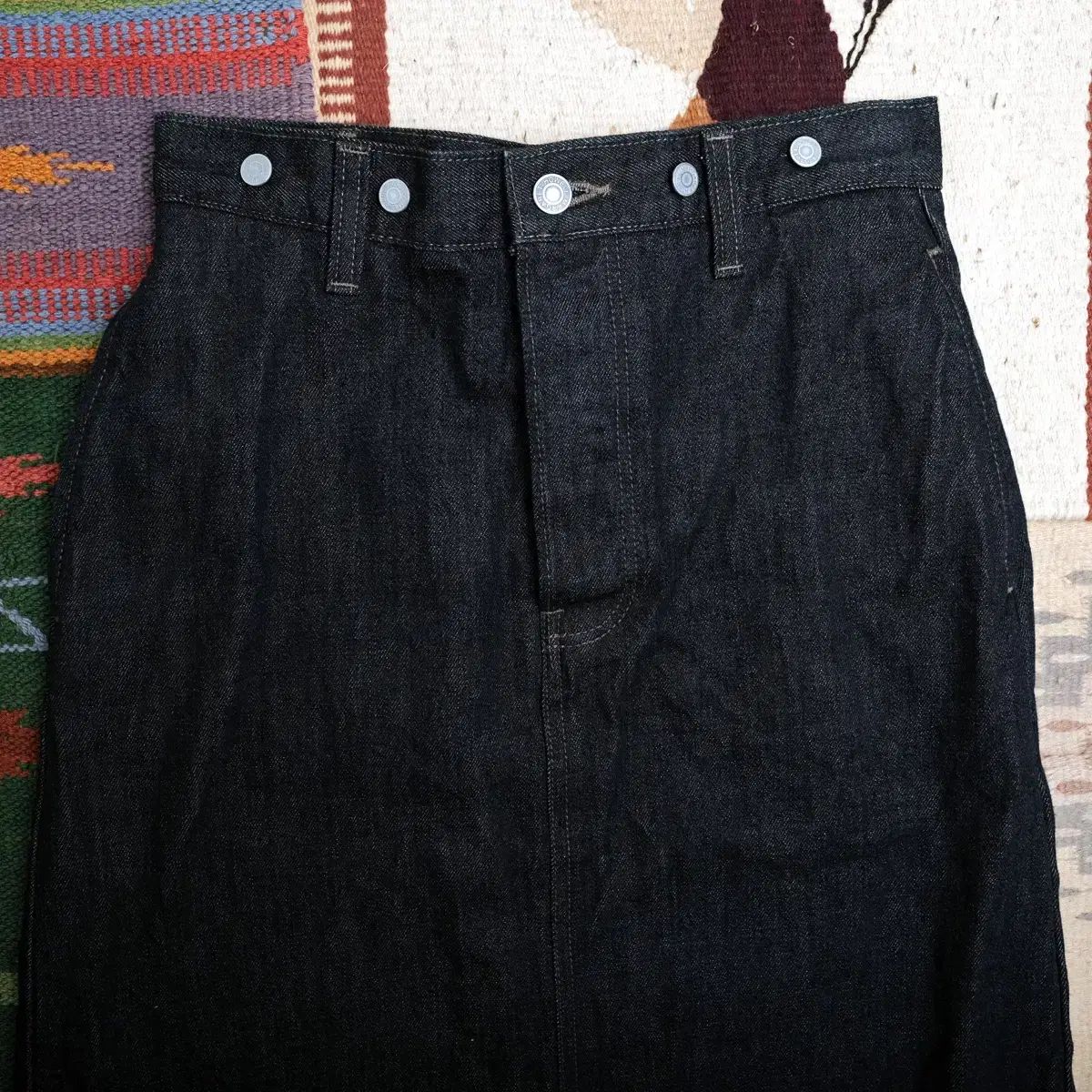 マーガレットハウエル × EDWIN エドウイン オーガニック コットン デニム スカート 28サイズ 27
