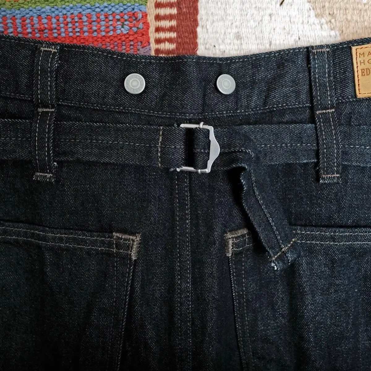 マーガレットハウエル × EDWIN エドウイン オーガニック コットン デニム スカート 28サイズ 27 GULLKHAN_COM