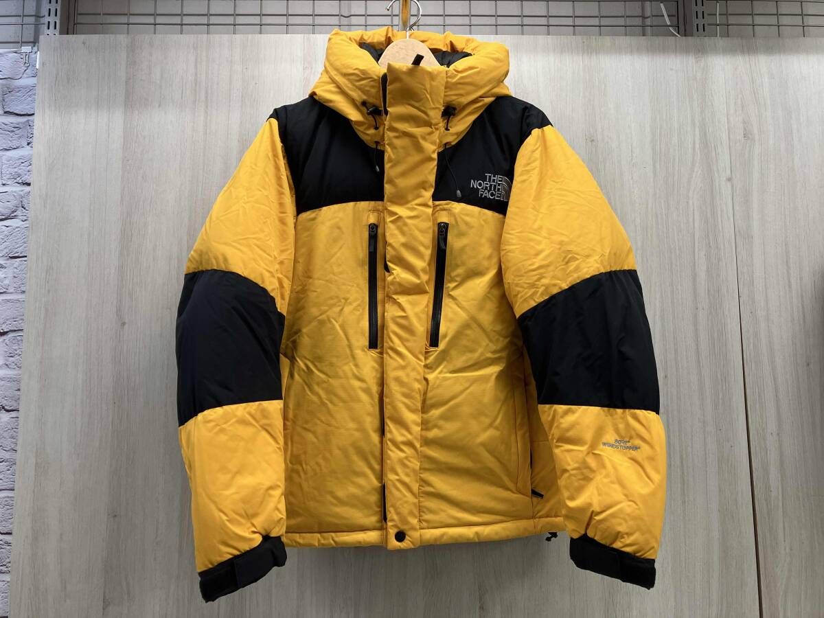 THE NORTH FACE ダウンジャケット ND 91641 BALTRO LIGHT JACKET Mサイズ イエロー ブラック