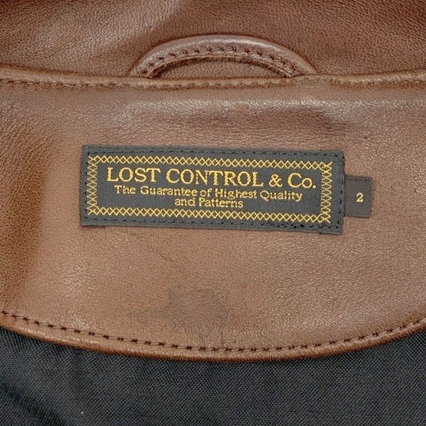 LOST CONTROL ロストコントロール シングルライダース ジャケット