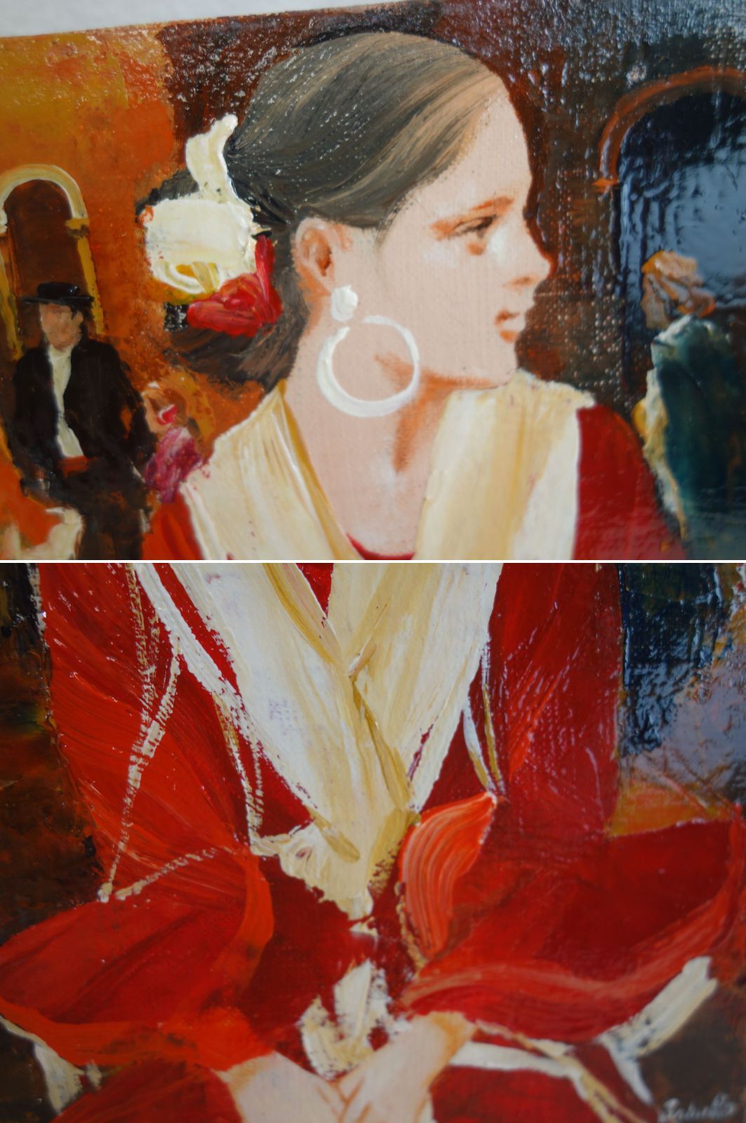 ▽ 田巻洋一 ▽ 1988年制作 肉筆油絵 風景画 F3 額装品 Yahoo