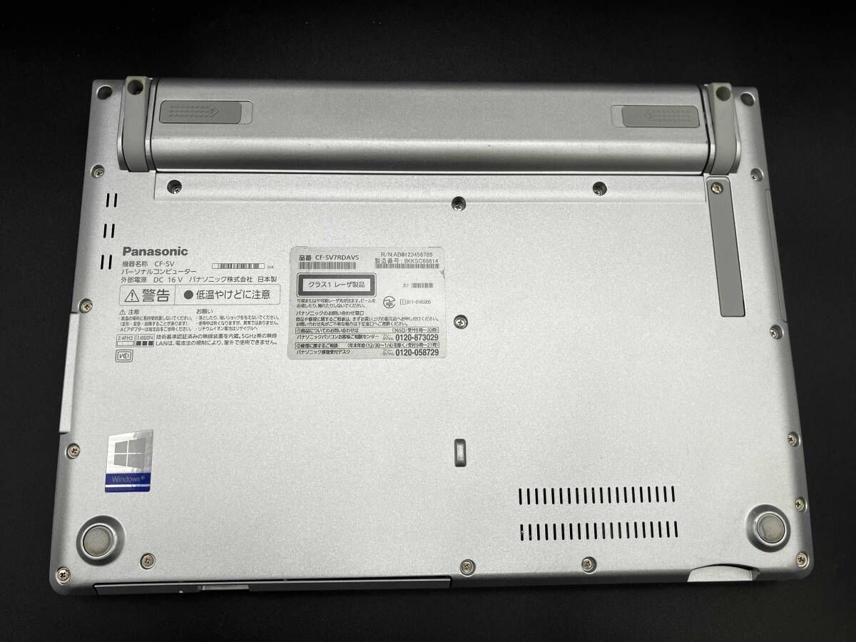 ジャンク&frasl; Panasonic CF-SV7RDCVS Intel Core i5-8350U メモリ8.19GB