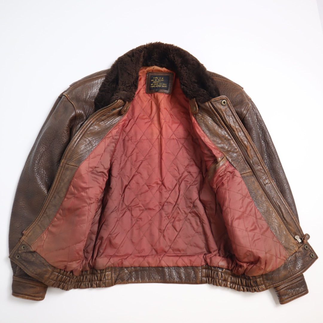 Vintage 80s 90s TYPE G1 A2 レザージャケット フライトジャケット 短